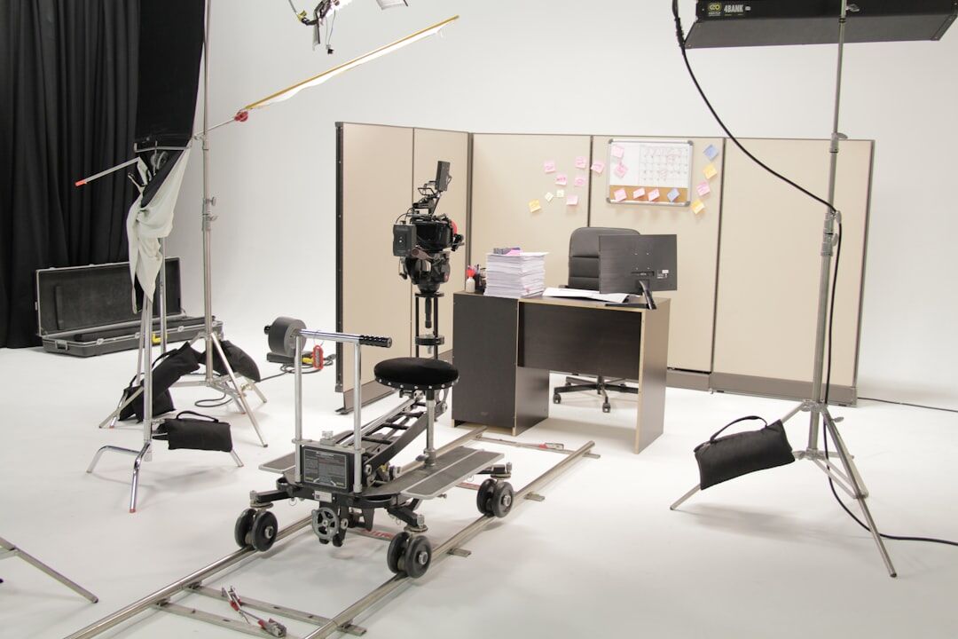 tv star interview setup