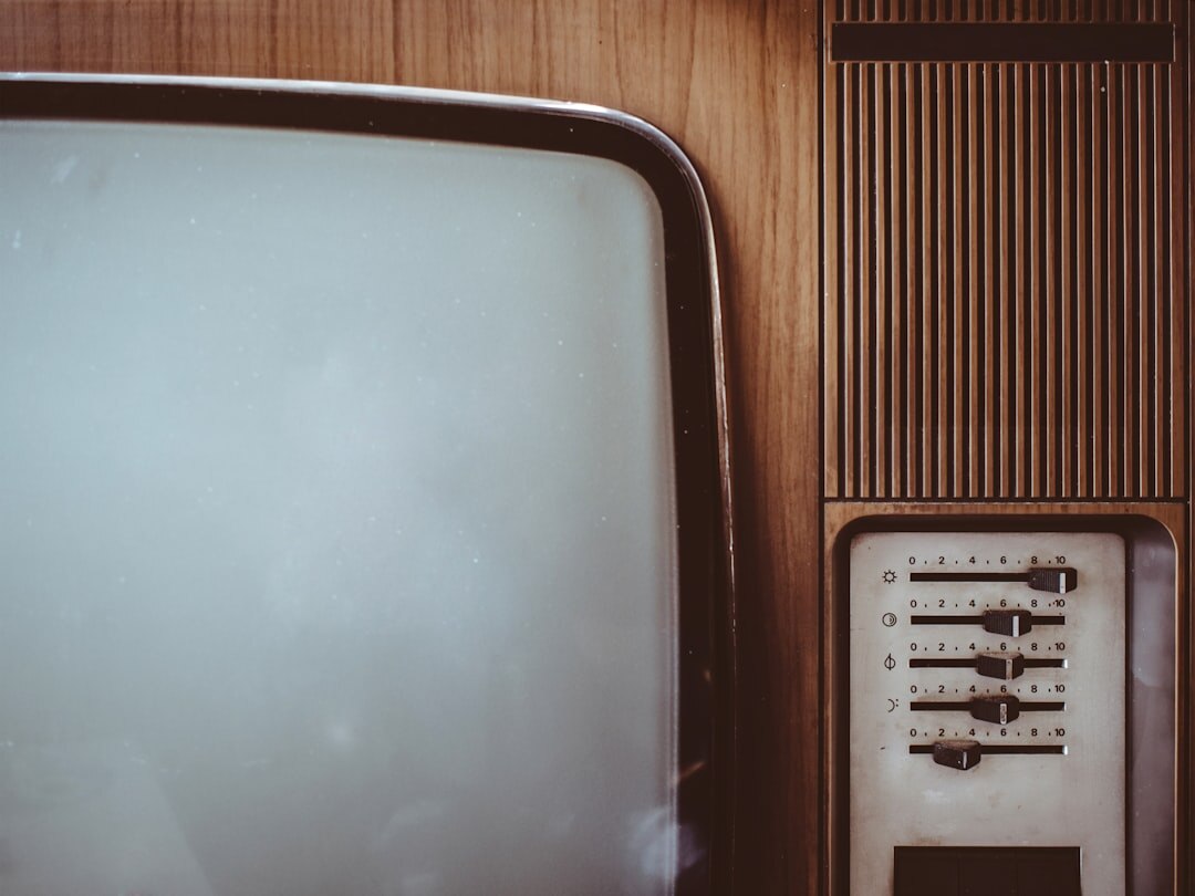 vintage television set