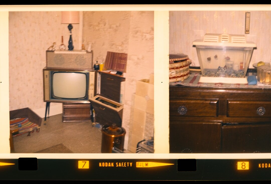 vintage television set