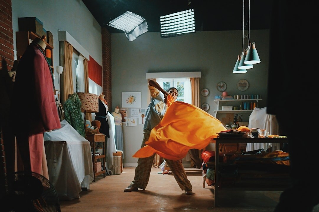 dramatic tv series scene