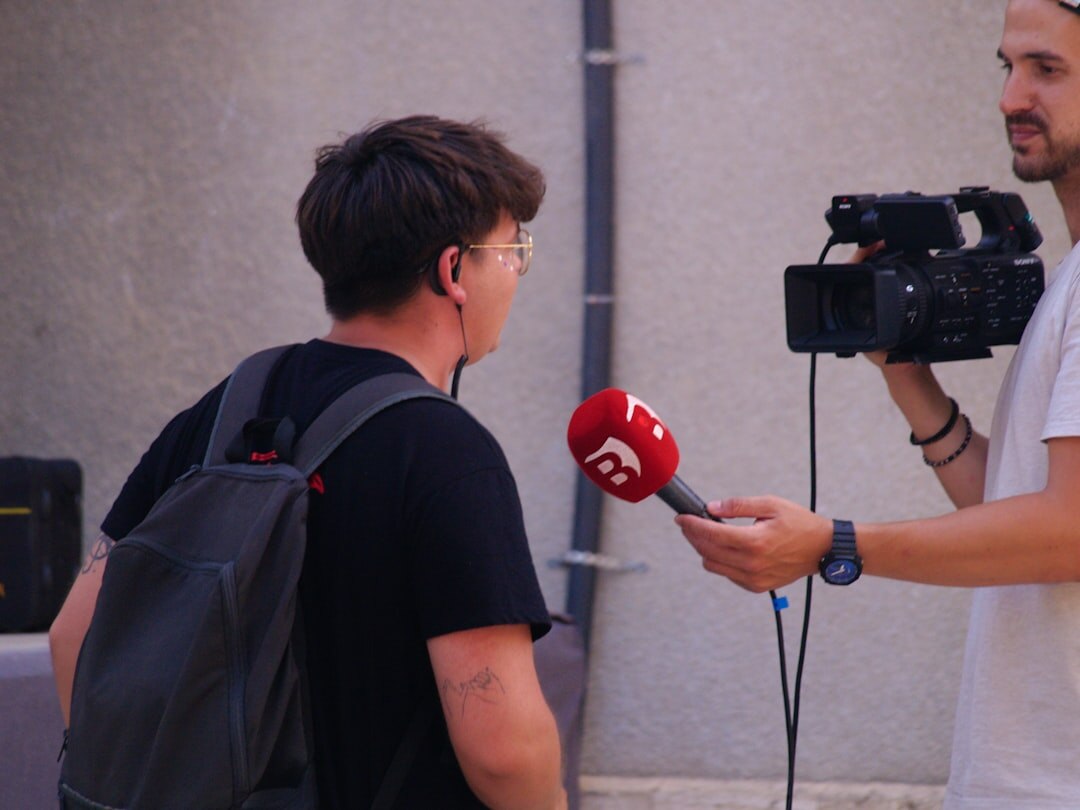 tv star interview setup